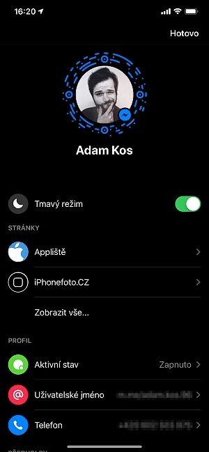 iphone menu